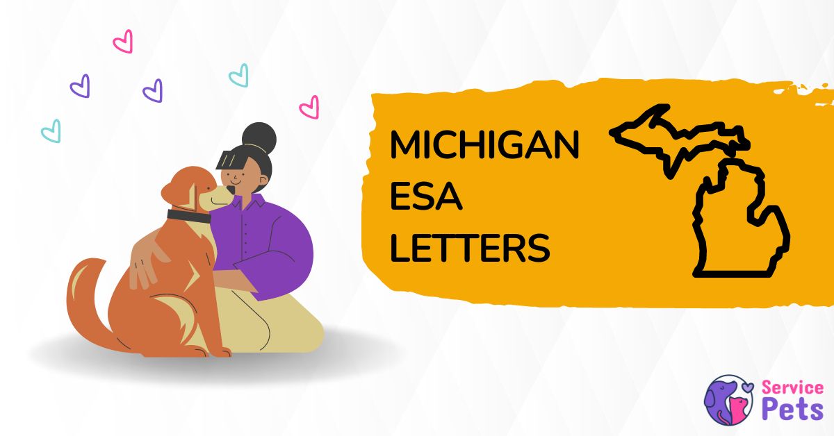 Michigan ESA Letters Online Easy in 24hrs, 95 Approvals!